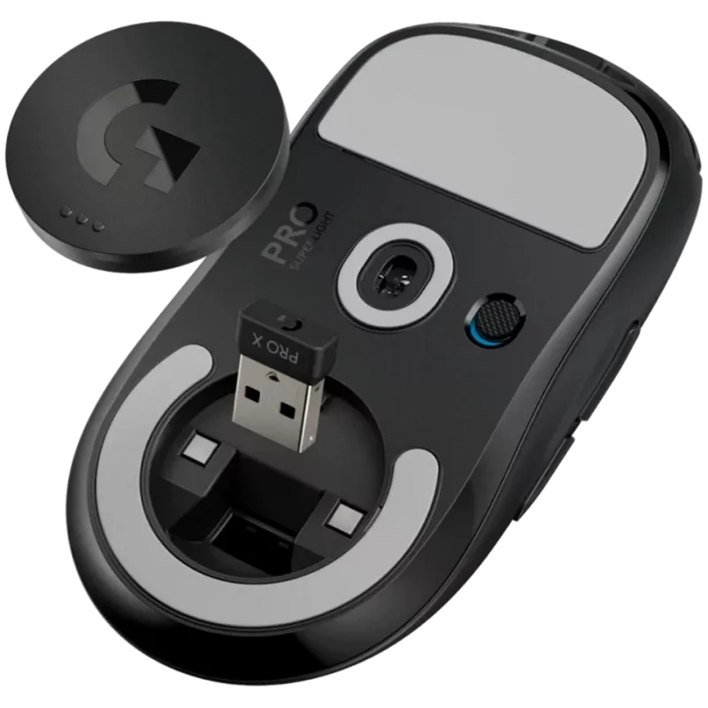 Mouse gaming wireless compatto LOGITECH G PRO X SUPERLIGHT 2c – nero – 2,4 GHz – EER2-933
