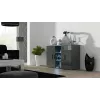 Cama Sideboard 120 cm SOHO S7 grigio/grigio lucido