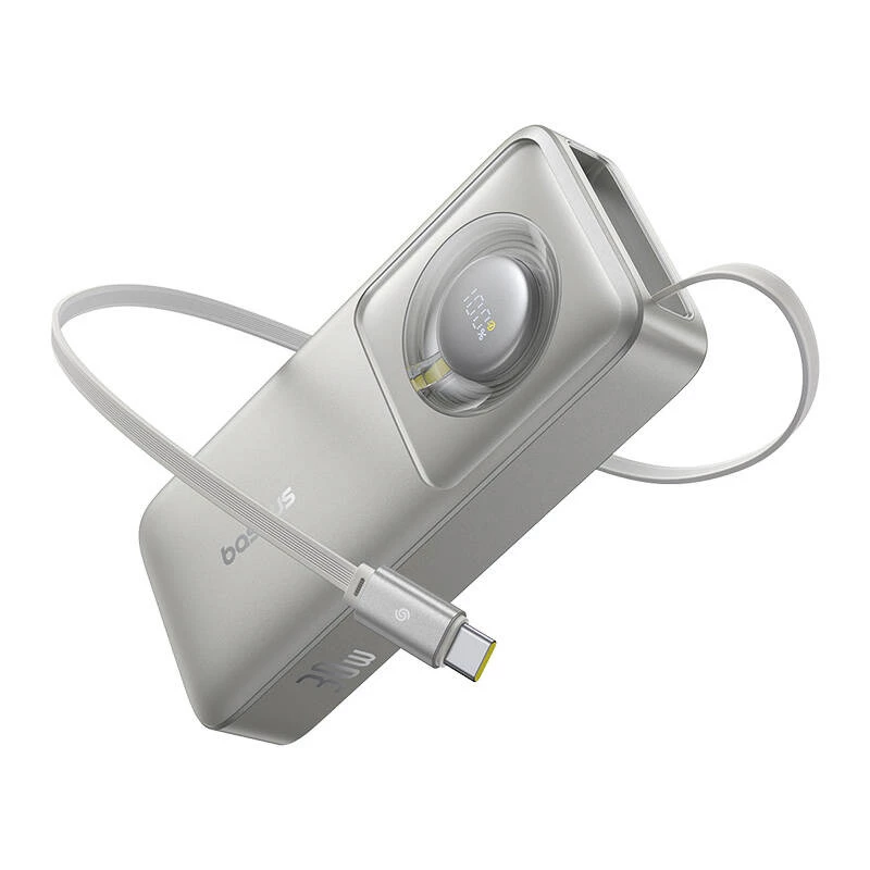 Powerbank Baseus OS Free2Pull 10000mAh 30W +cavo (grigio)