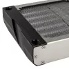 Blocco dissipatore Aqua-Computer 33705 — alluminio/rame/acciaio inox, 320×140×40 mm, grigio/argento