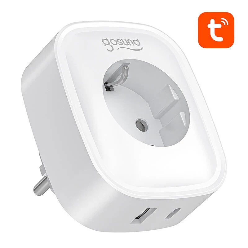 Presa smart Gosund SP6 16A con USB-C 20W – presa controllabile via Wi-Fi per la domotica