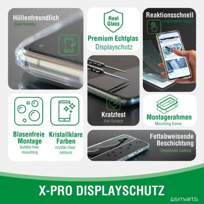 Pellicola protettiva per schermo 4smarts 496196 trasparente per Apple