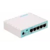 Mikrotik RB750GR3 router con filo Gigabit Ethernet turchese, bianco