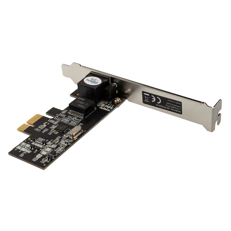Akasa AK-PCCE25-01 - Interno - Con filo - PCI Express - Ethernet - 2500 Mbit/s
