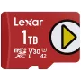 Scheda di memoria microSDXC Lexar 1 TB UHS‑I Class 10 U3 V30 lettura 205 MB/s scrittura 140 MB/s (rossa)