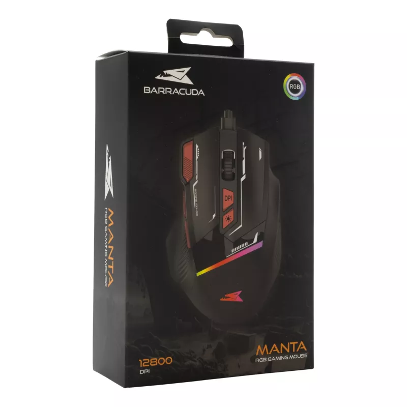 Mouse Baracuda BGM-041 MANTA nero USB