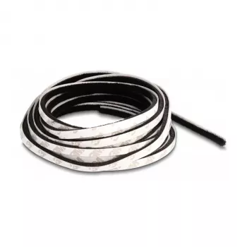 Barra con setole DeLOCK autoadesiva 5 mm lunghezza 5 m nero