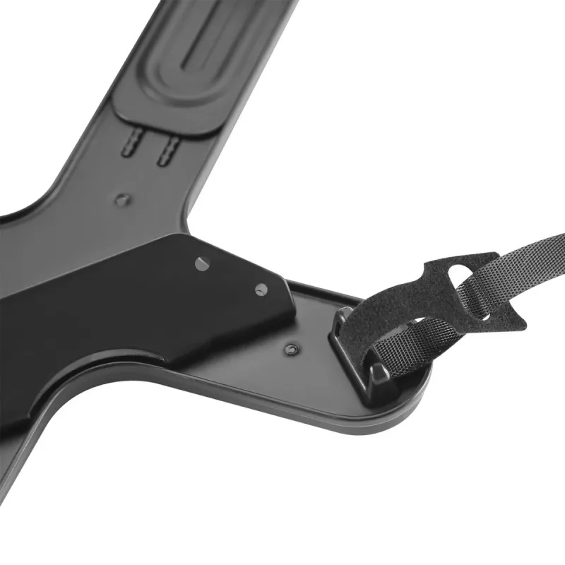 Supporto da scrivania per notebook MACLEAN MC-836 — regolabile in altezza, design ergonomico, nero, per uso orizzontale del laptop (58,5×236×320 mm)