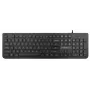 Tastiera USB con filo full size Rebeltec Spiro RBLKLA00041 — nera