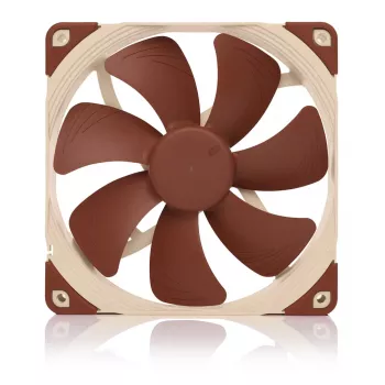 Ventola Noctua NF-A14 140 mm PWM 5 V 1,3 W bronzo/beige, 1500 U/min, 140,2 m³/h, 24,6 dB