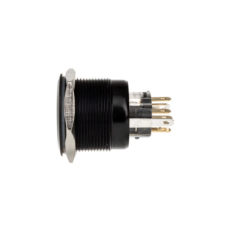 Pulsante antieffrazione DimasTech 25mm Blackline Dot RGB (PD224) pulsante antieffrazione