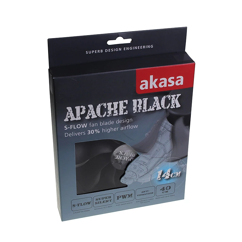 Ventola per case AKASA AK-FN062 140mm nera