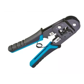 Alantec NI024 pinza crimpatrice per cavi Crimping tool nero, blu