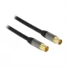 Cavo coassiale RG-6/U DeLOCK 88925 5 m IEC nero