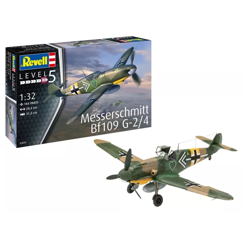 Modello in plastica Messerschmitt BF 109G-2/4 1/32