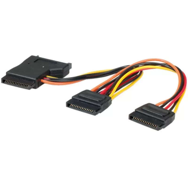Cavo di alimentazione Y interno SATA a 3x SATA Secomp 11.03.1041