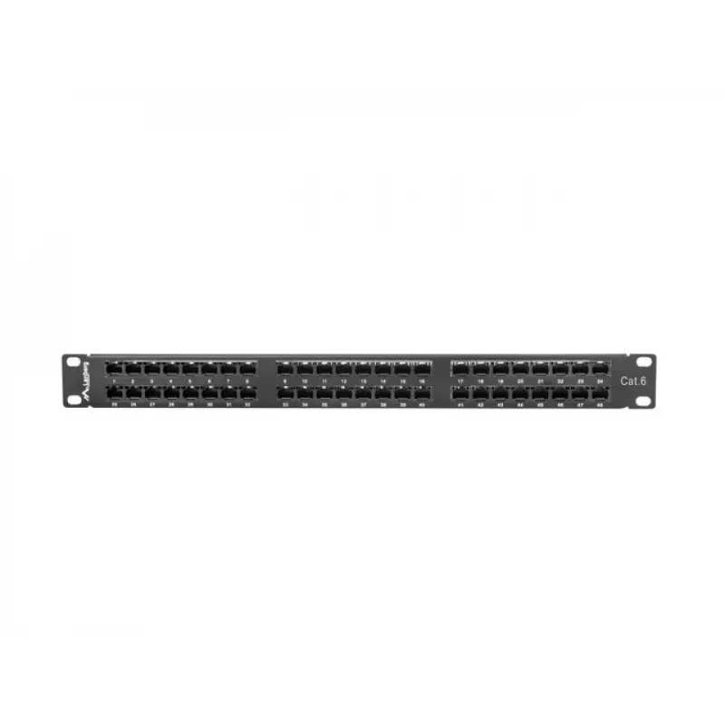 Lanberg PPU6-1048-B - Patch panel - 1U - 19 pollici