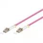 Cavo in fibra ottica GOOBAY 95936 LC–LC multimodale 50 µm, rosa