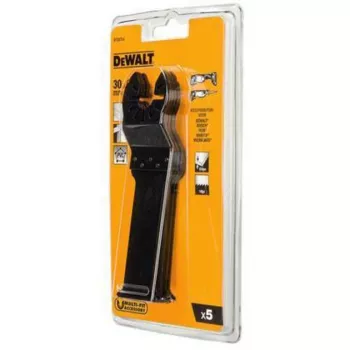 DEWALT DT20724-QZ lame a immersione per multiutensili oscillanti, 67 x 30 mm, HCS, per legno duro, plastica e cartongesso, 5 pezzi