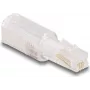 Adattatore per cavo DeLOCK 88169 RJ10 trasparente bianco placcato oro