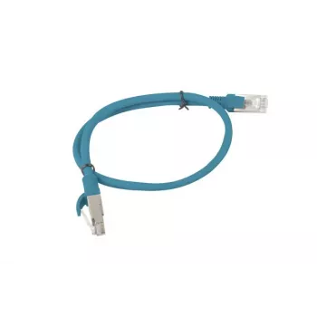 Cavo di rete LANBERG RJ-45 Cat5e PCU5-10CC-0050-B, 0,5 m, U/UTP, CCA, blu