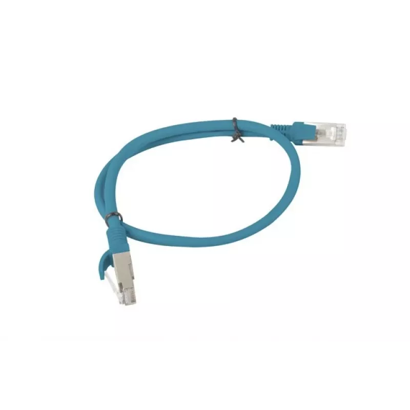 Lanberg PCU5-10CC-0050-B cavo di rete RJ45 Cat5e U/UTP, 0,5 m, blu