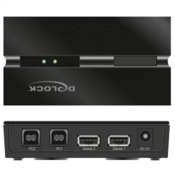 DeLOCK 11492 commutatore dati computer USB Type-A a USB Type-B 0,48 Gbit/s