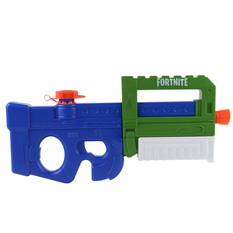 Pistola ad acqua NERF Super Soaker Fortnite Compact SMG E9963, 600 ml
