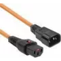 ACT cavo di alimentazione C13 IEC Lock C14 arancione 1 m PC938 230 V 10 A