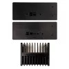 Akasa Turing ABX UCFF Case senza ventola per Mini PC AMD (Gigabyte BRIX 4000U), alluminio, nero