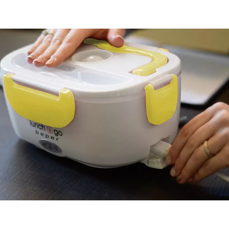 Portavivande elettrico Beper 90.920G – scaldavivande 1 L, giallo