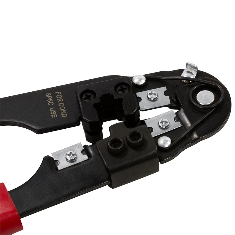 LogiLink WZ0004 Pinza crimpatrice per cavi nero. rosso