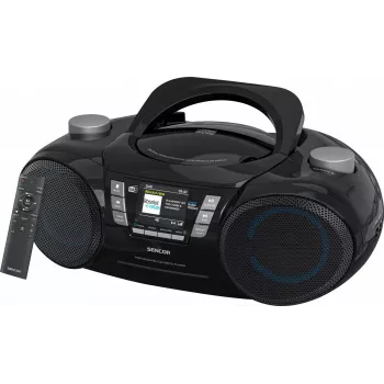 Lettore DAB+ CD/MP3/USB/SD Bluetooth portatile SENCOR SPT 6510DB — DAB+, Bluetooth 5.3, 16 W RMS, CD/USB/SD, LCD 2,4