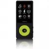Lettore MP3 Lenco Xemio-860GN 8 GB nero/verde lime LCD 18h di riproduzione