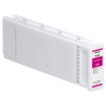 Cartuccia d'inchiostro Epson vivid magenta T80030N 700 ml per stampanti UltraChrome PRO