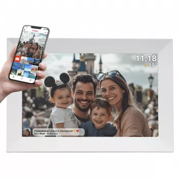 Denor cornice digitale con FRAMEO 10.1 16GB bianca
