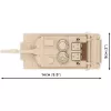 Kit di costruzione Cobi Abrams M1A2 — 174 pezzi, età consigliata 6+, beige