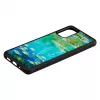 Custodia per cellulare iKins per Samsung Galaxy S20+ — design nero ninfee