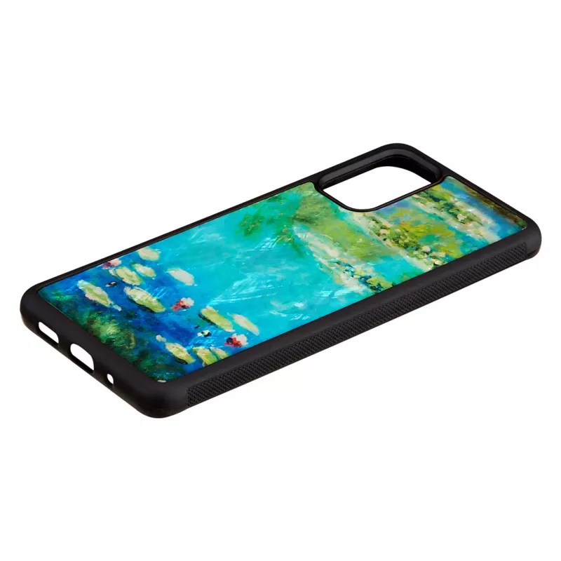 Custodia per cellulare iKins per Samsung Galaxy S20+ — design nero ninfee