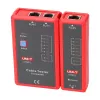 Tester per cavi di rete Unit UT681L per connettori RJ45 e RJ11, verifica di continuità e cablaggio