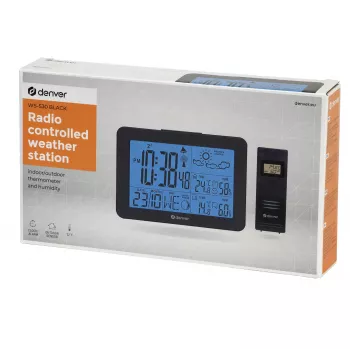 Stazione meteo digitale Denver WS-530 nero