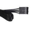 Hub ventole DeepCool FH-04 – ATX a 20 pin a 4× 3 pin Molex, cavo 0,55 m, nero
