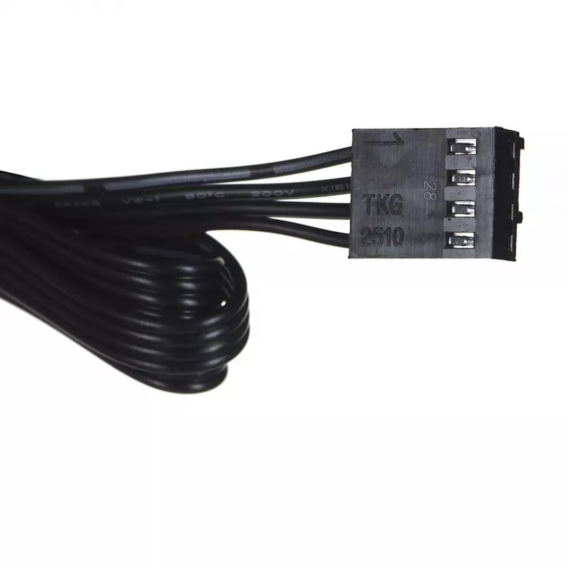 Hub ventole DeepCool FH-04 – ATX a 20 pin a 4× 3 pin Molex, cavo 0,55 m, nero