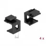 Kit di montaggio DELOCK 86810, nero — accessori di montaggio DELOCK 86810