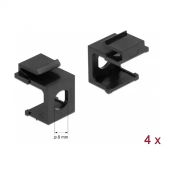 Kit di montaggio DELOCK 86810, nero — accessori di montaggio DELOCK 86810