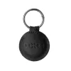 Custodia protettiva in pelle per Apple AirTag FIXED FIXWAT-C2-BK vera pelle di vitello nero custodia compatta