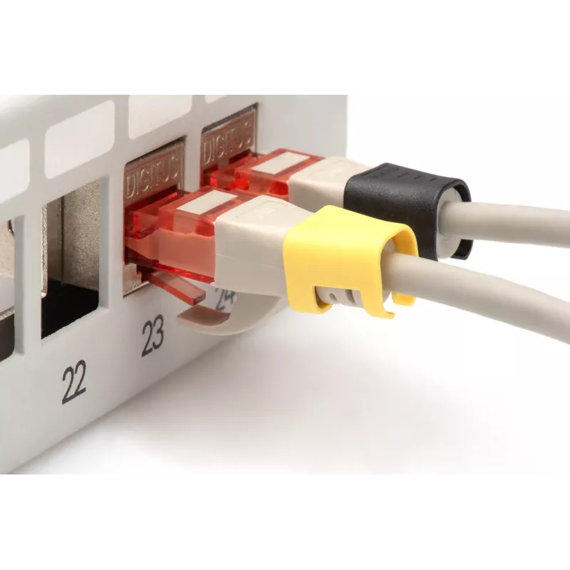 Clip di codifica colori Digitus A-CC-M colori vari PVC 100 pezzi