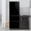 Frigorifero combinato French-Door Sam Cook PSC-WG-1020AA/B 351 l, classe di efficienza energetica E, nero