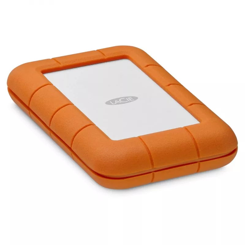 LaCie Rugged USB-C disco rigido esterno 5 TB USB Type-C 3.2 Gen 1 (3.1 Gen 1) grigio giallo