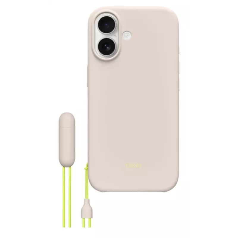 Apple Beats iPhone 17 Custodia con kickstand compatibile MagSafe e controllo fotocamera, Limestone, MGTL4LL/A